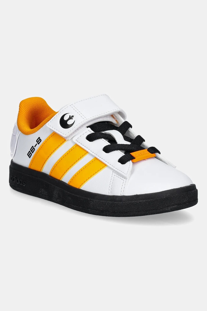 Detské tenisky adidas DROIDS Grand Court 2.0 oranžová farba, IH1137