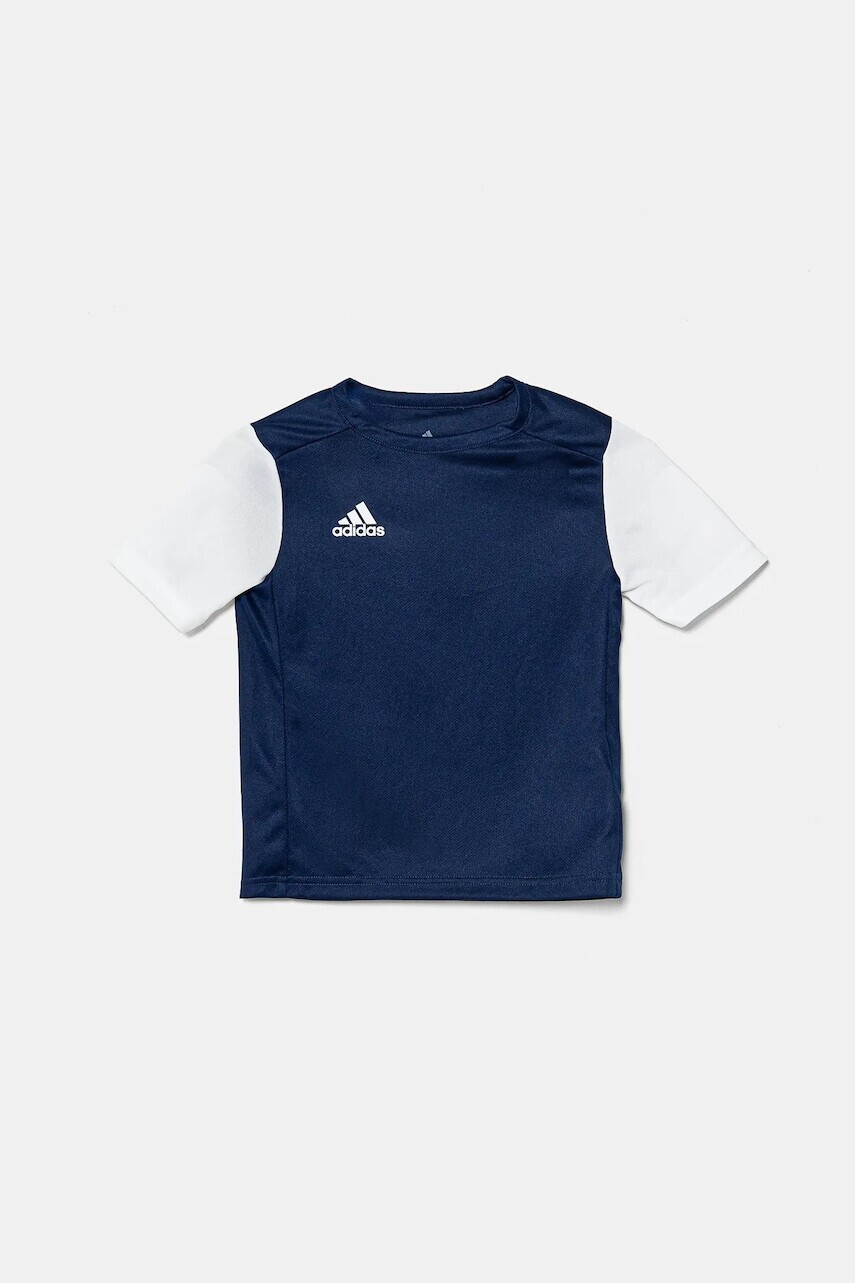 Detské tričko adidas Performance tmavomodrá farba, s potlačou, DP3219