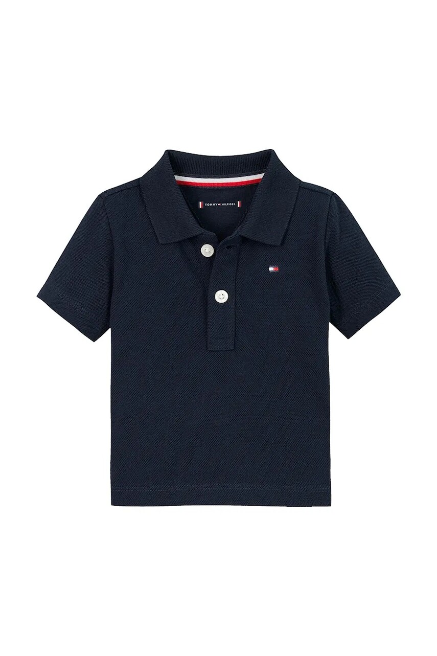 Detské polo tričko Tommy Hilfiger tmavomodrá farba, jednofarebné, KN0KN02030