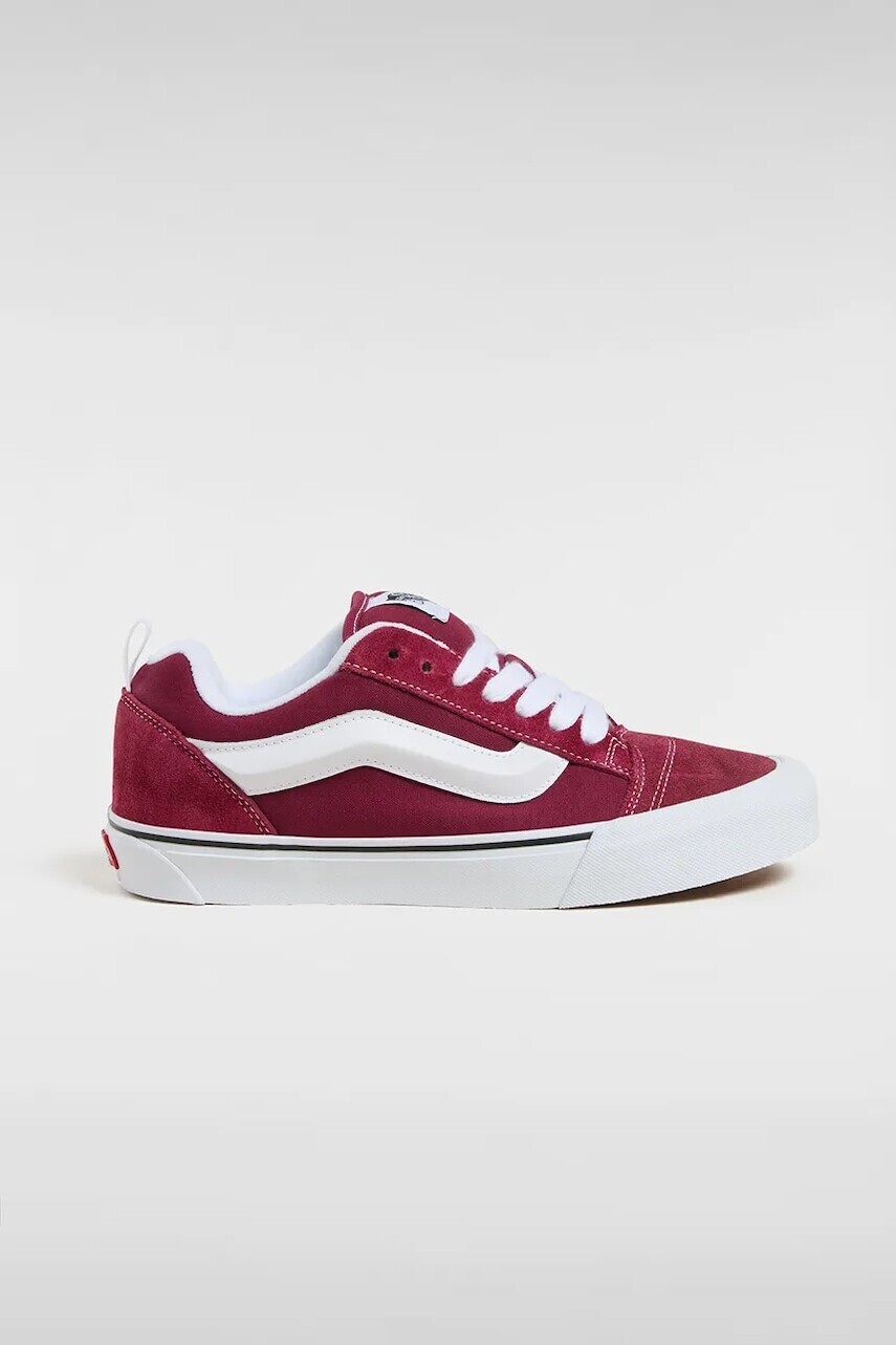 Tenisky Vans Knu Skool bordová farba, VN000D22ZCF1