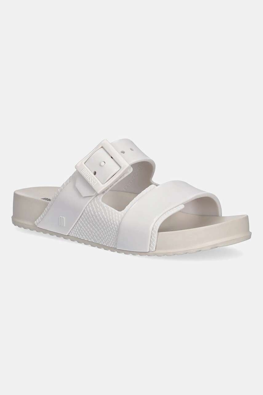 Šľapky Melissa COZY CONNECTION SLIDE dámske, biela farba, M 35832