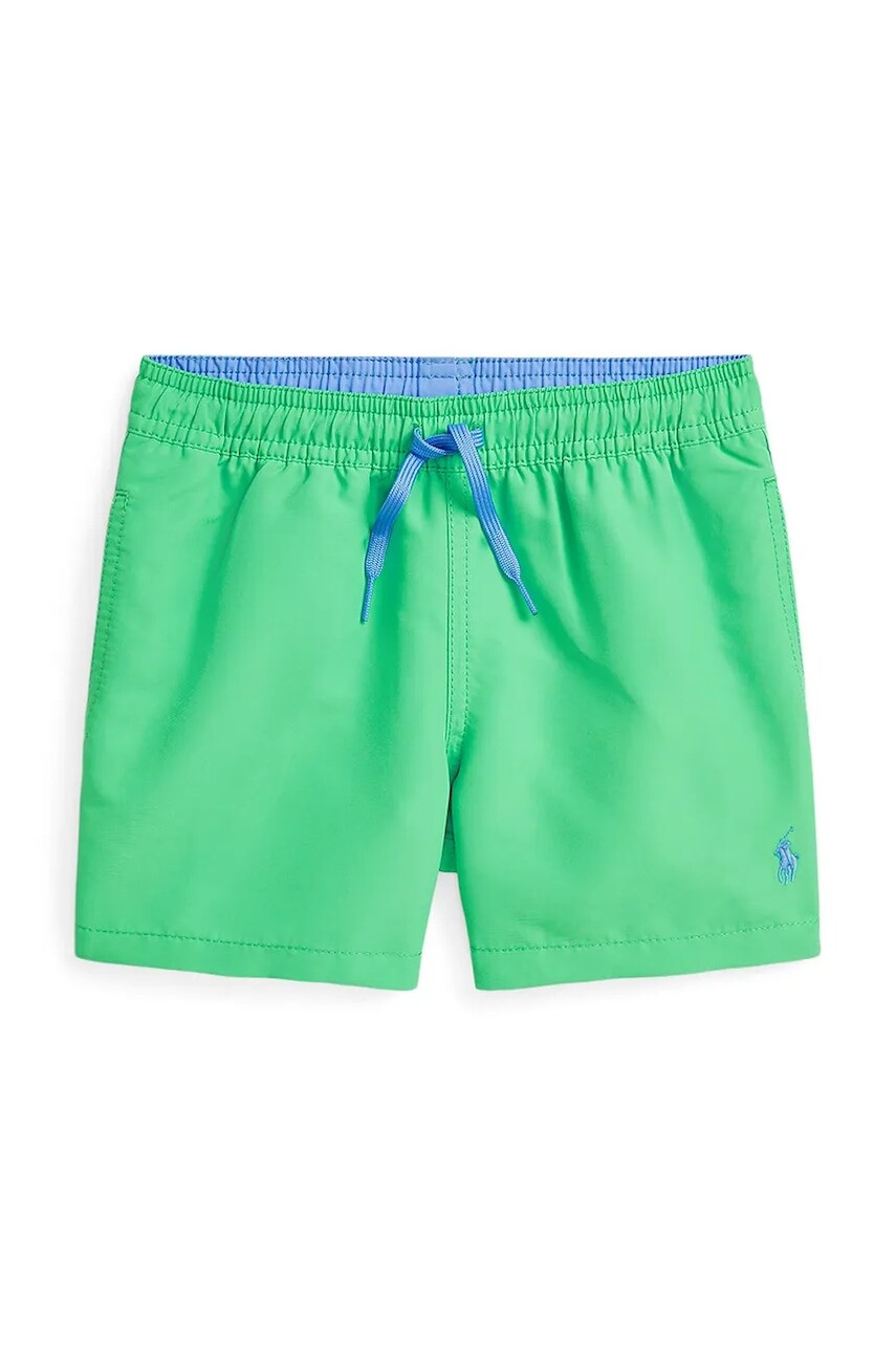 Detské plavkové šortky Polo Ralph Lauren zelená farba, 322957810007