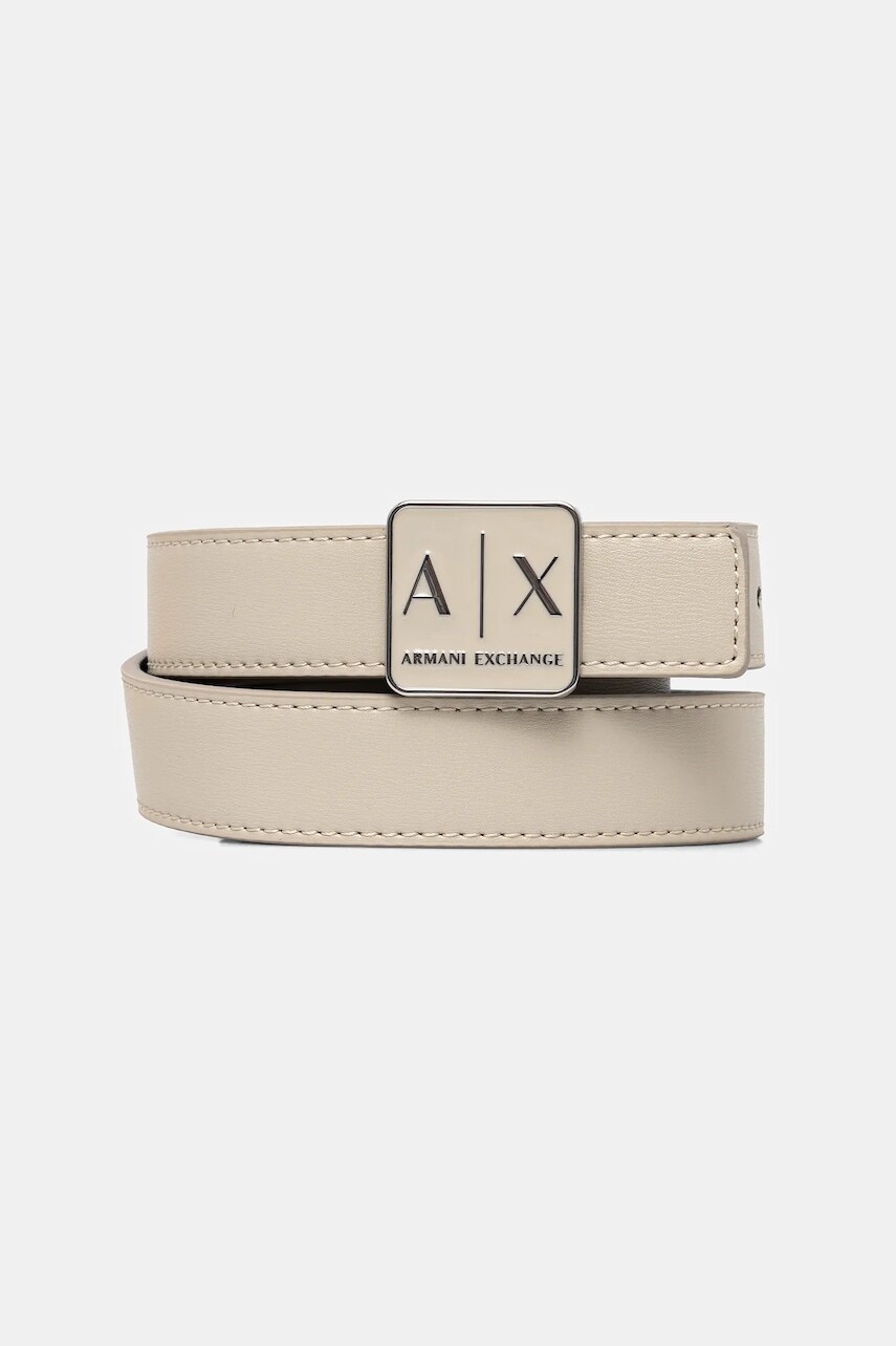 Obojstranný opasok Armani Exchange dámsky, čierna farba, XW000302 AF12038