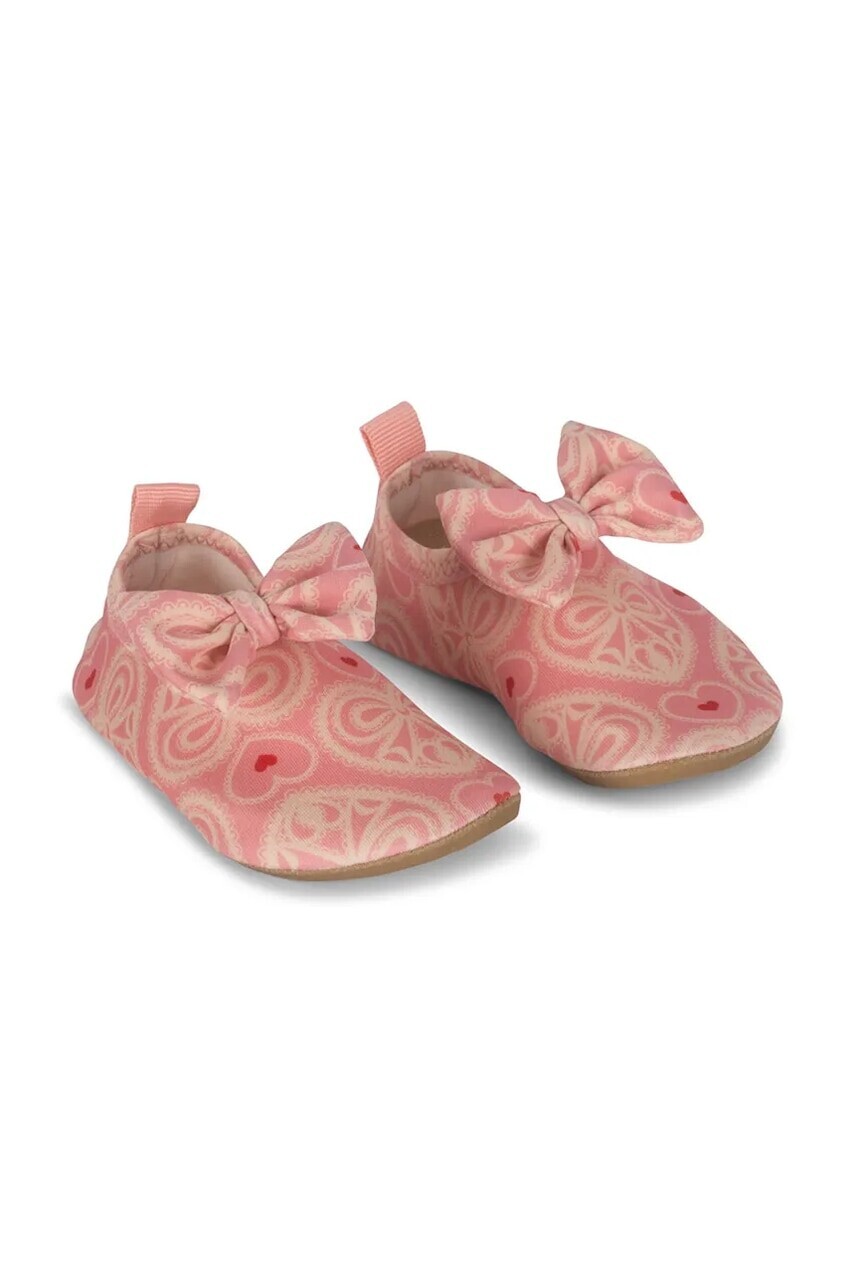 Detské topánky do vody Konges Sløjd EDITH SWIM SHOES ružová farba, KS102684
