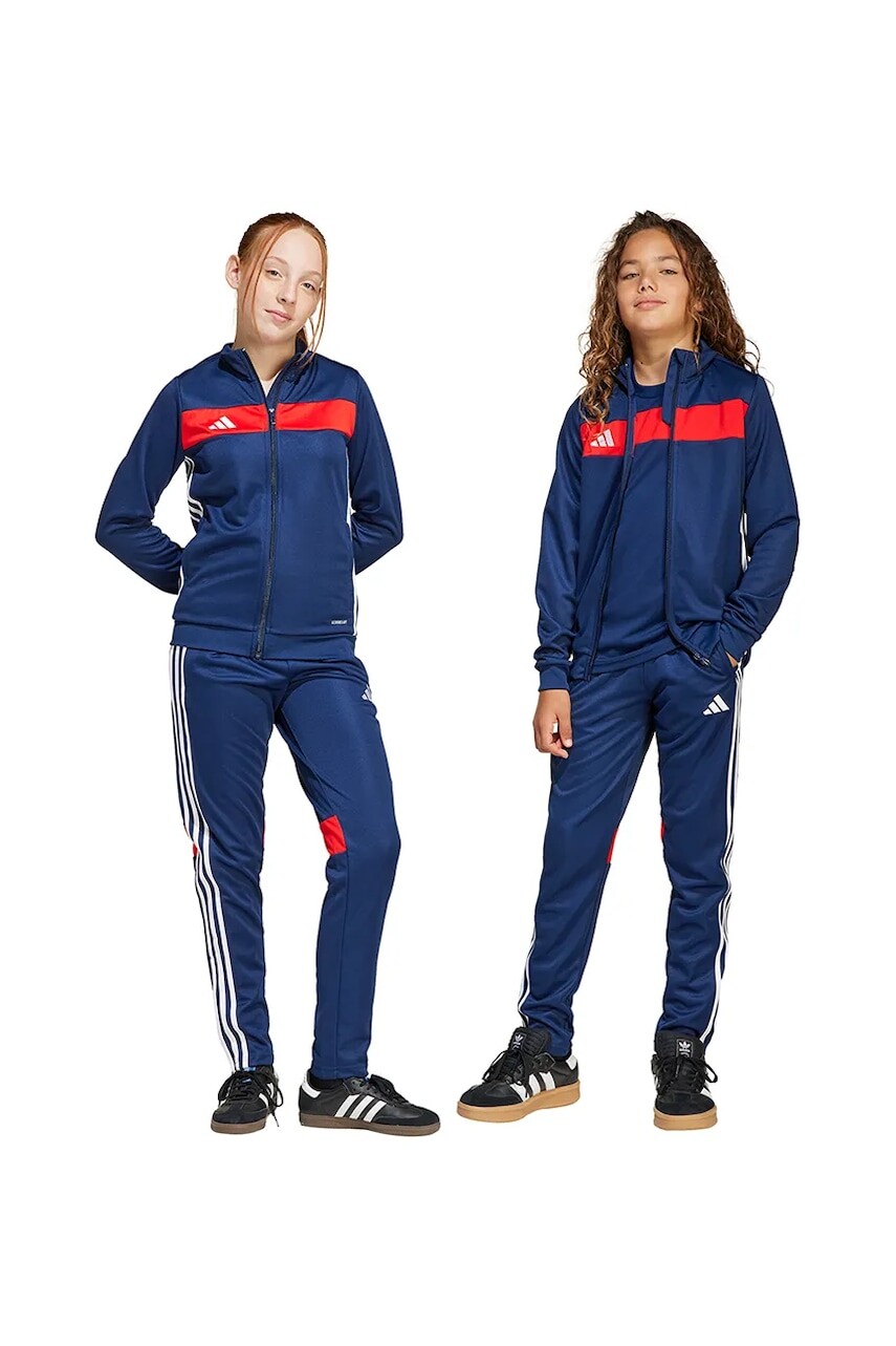 Detská tepláková súprava adidas Performance tmavomodrá farba, JD0626