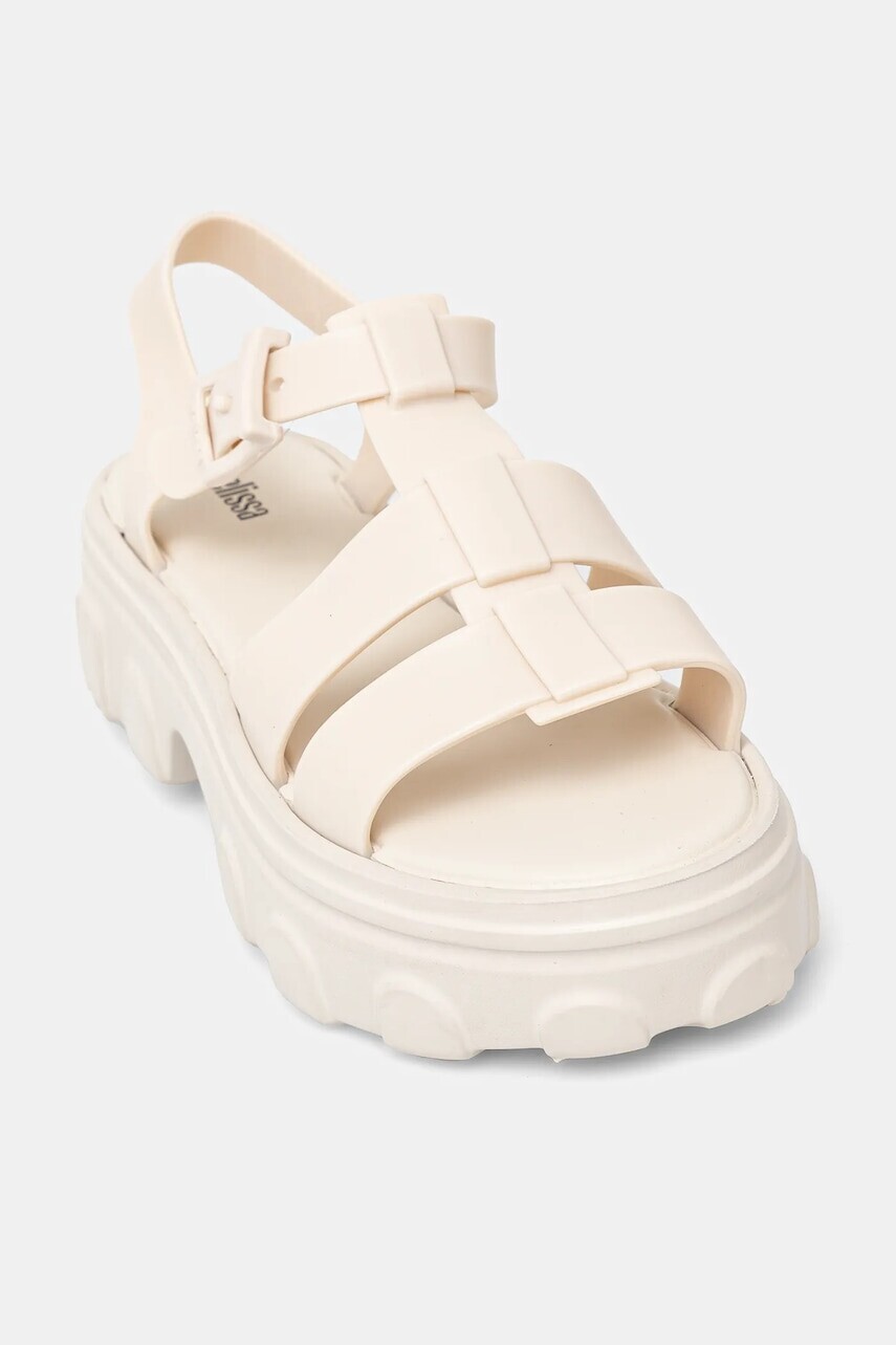 Sandále Melissa MELISSA ELLA AD dámske, béžová farba, na platforme, M 35791.AV418