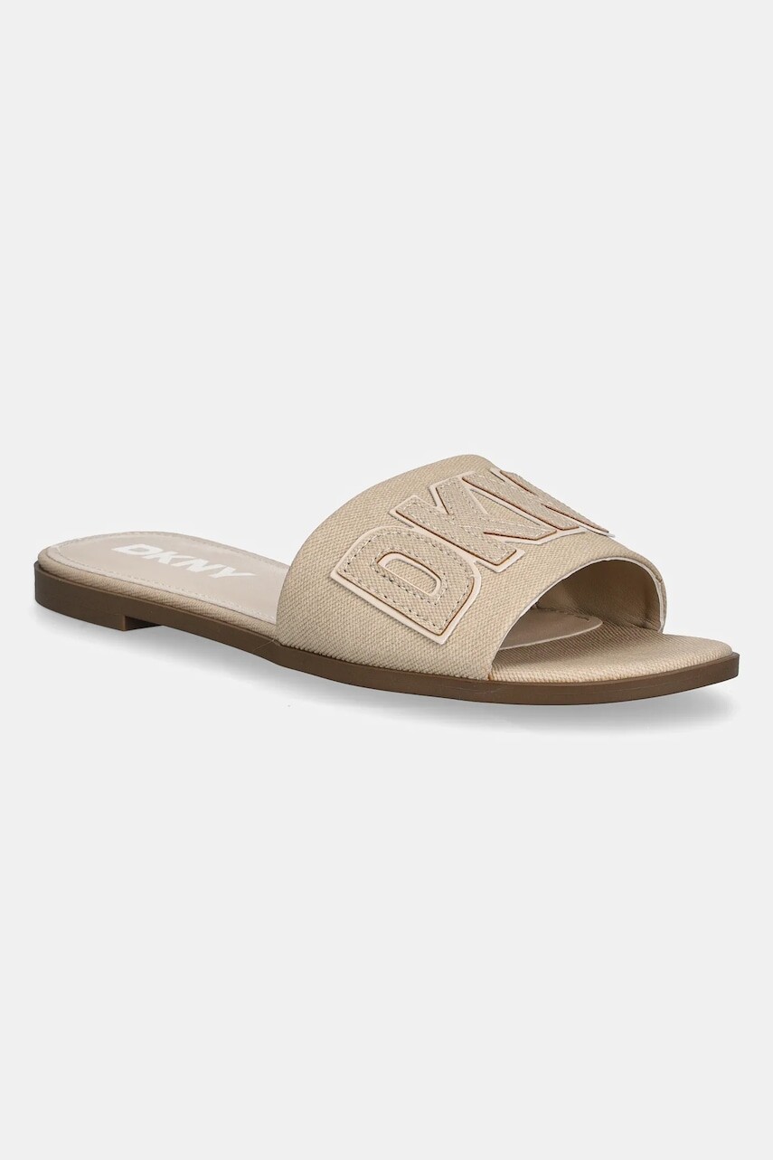 Šľapky Dkny Willow dámske, béžová farba, K1500528