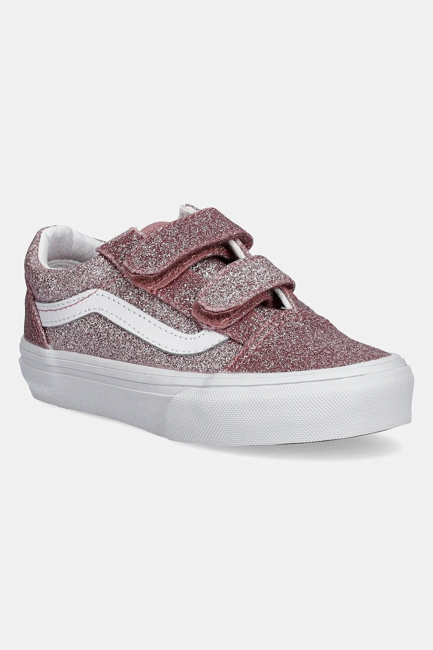 Detské tenisky Vans Old Skool V ružová farba, VN000CYDFSL1