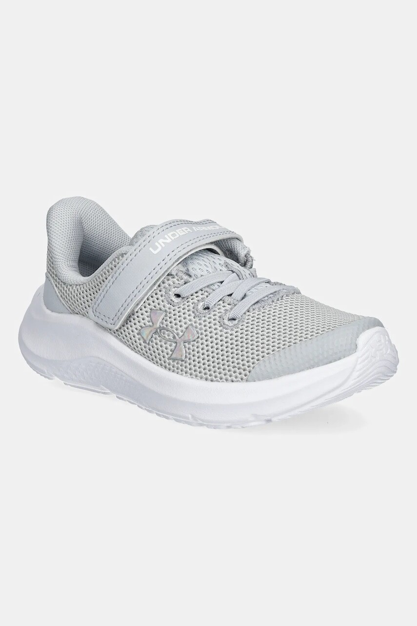 Detské tenisky Under Armour GPS Pursuit 4 AC šedá farba, 3028274