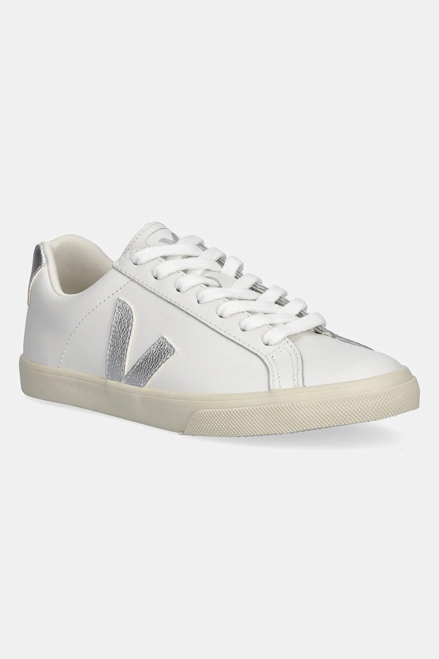 Kožené tenisky Veja EO0203883A ESPLAR LOGO LEATHER dámske, biela farba, EO0203883A