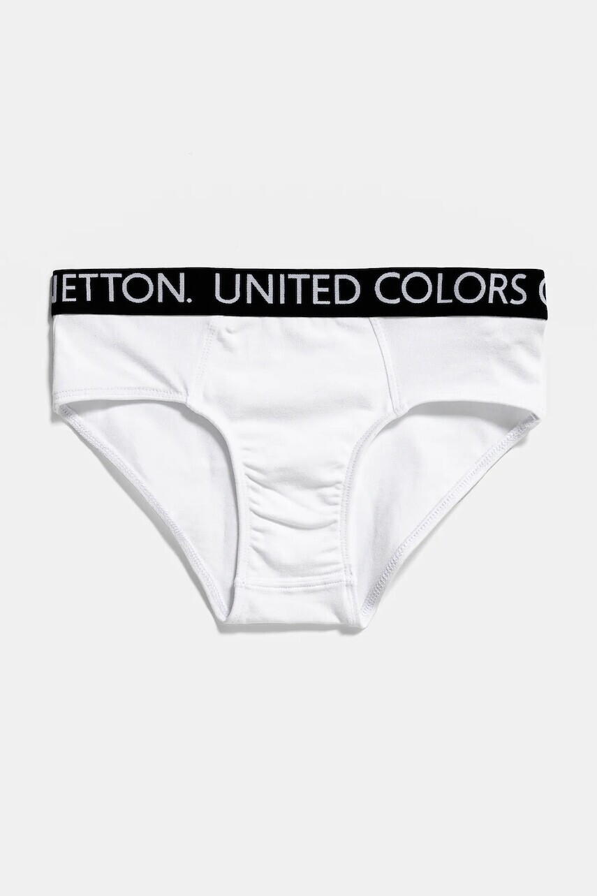 Detské slipy United Colors of Benetton 2-pak biela farba, 3OP80S484