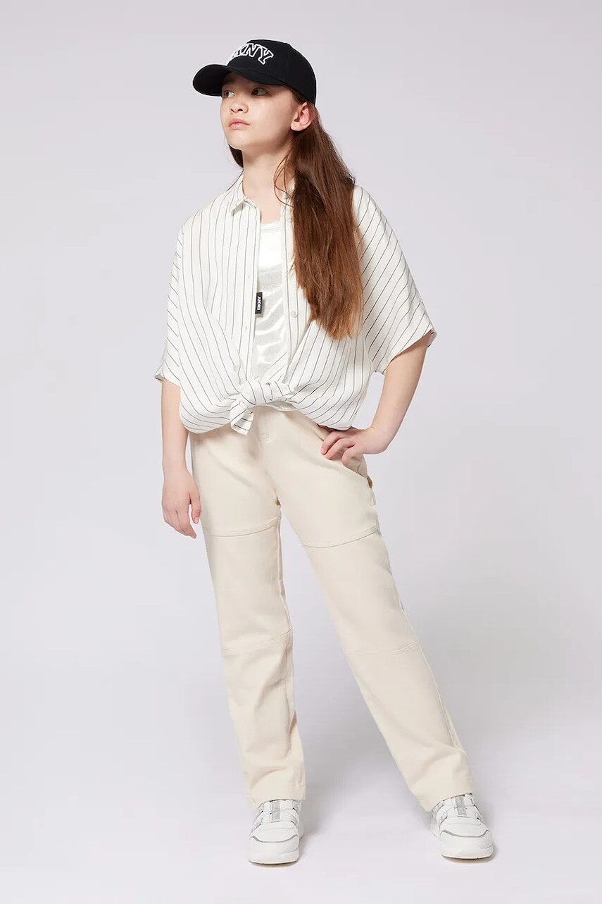 Detská košeľa Dkny biela farba, D62257