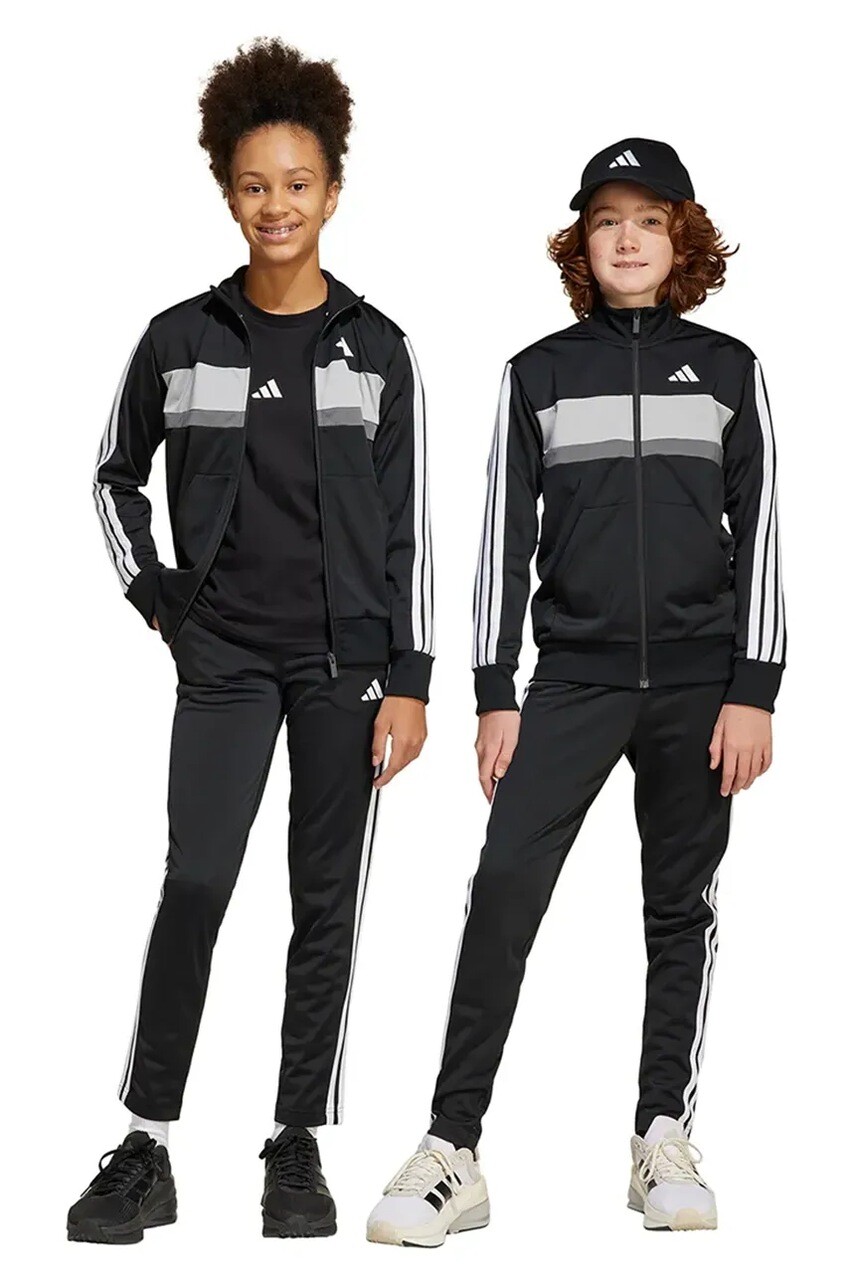 Detská tepláková súprava adidas čierna farba, JY0509