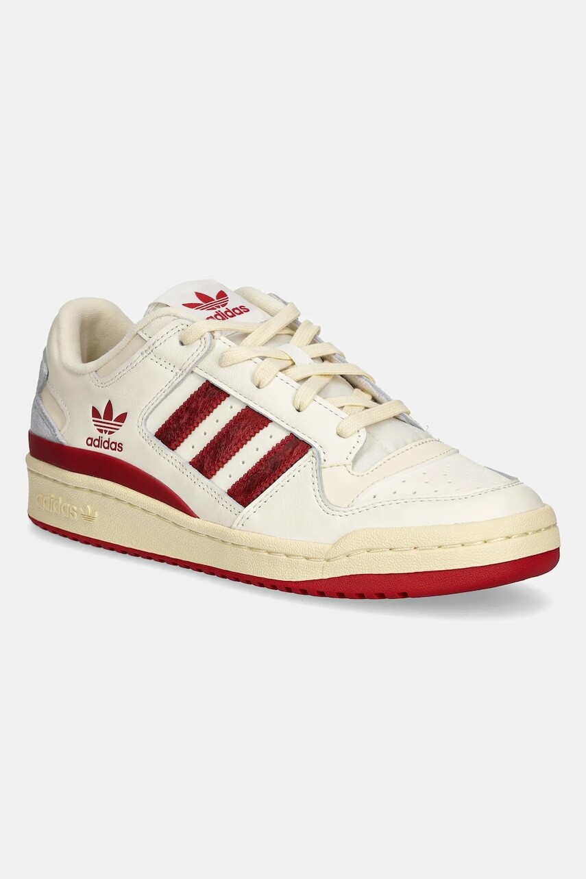 Kožené tenisky adidas Originals Forum LOW béžová farba, JI3269