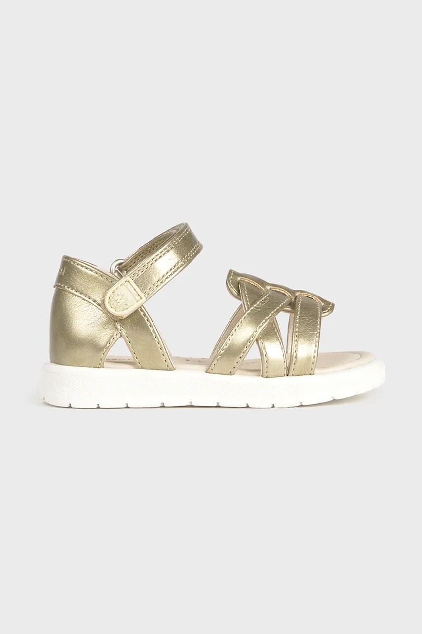 Detské sandále Mayoral zlatá farba, 41634