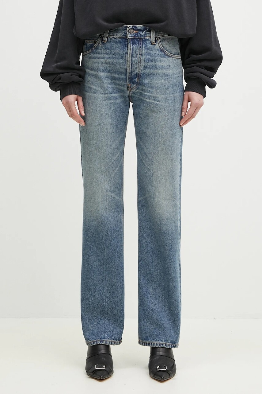 Rifle Fiorucci Lollipop Heart Print Straight Fit Jeans U02SPDJE075DN02DN02