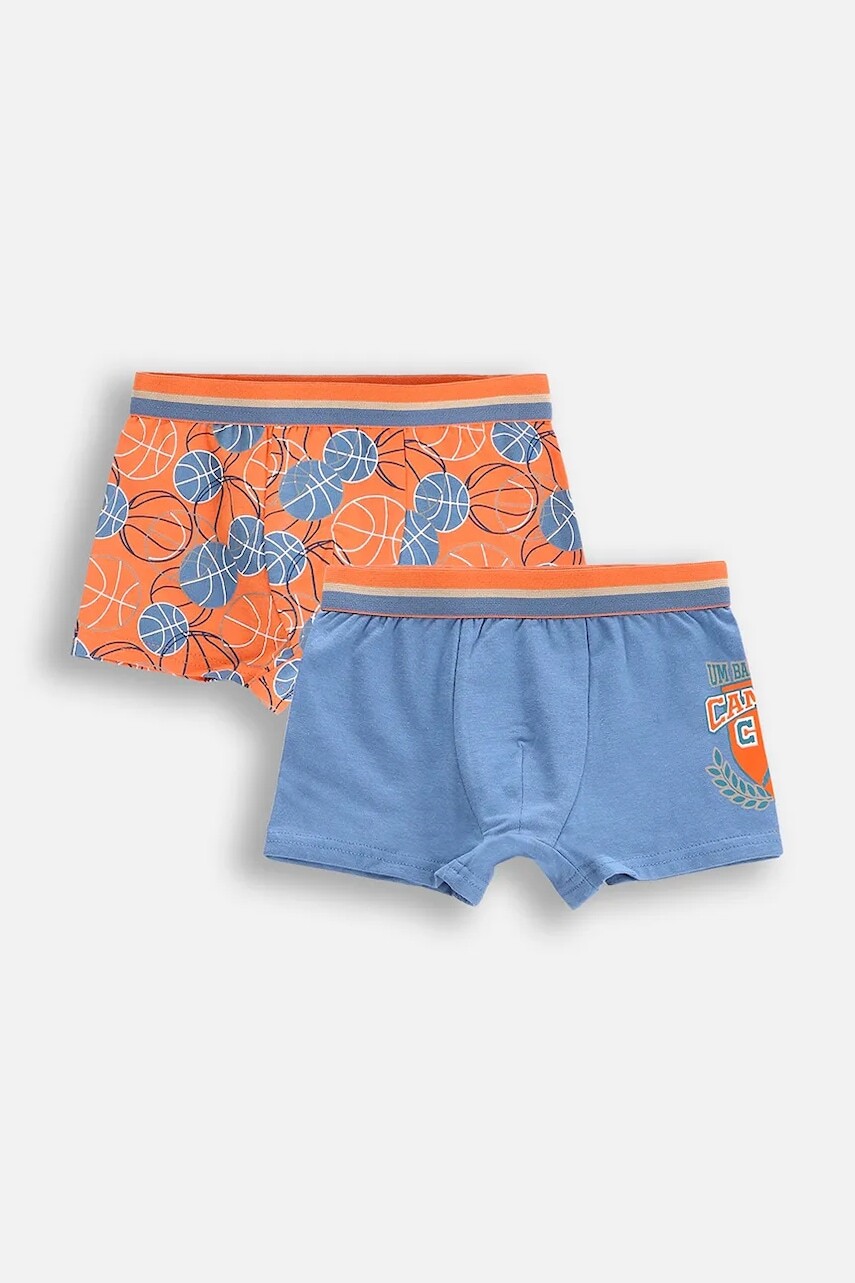 Detské boxerky Coccodrillo 2-pak oranžová farba, PANTS