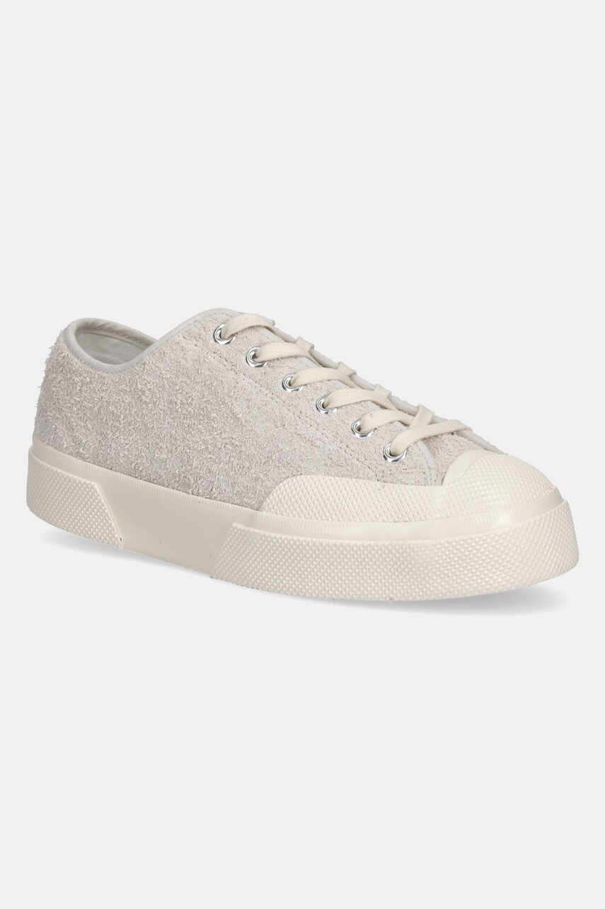 Semišové tenisky Superga WORKS HAIRY SUEDE béžová farba, S3146HW