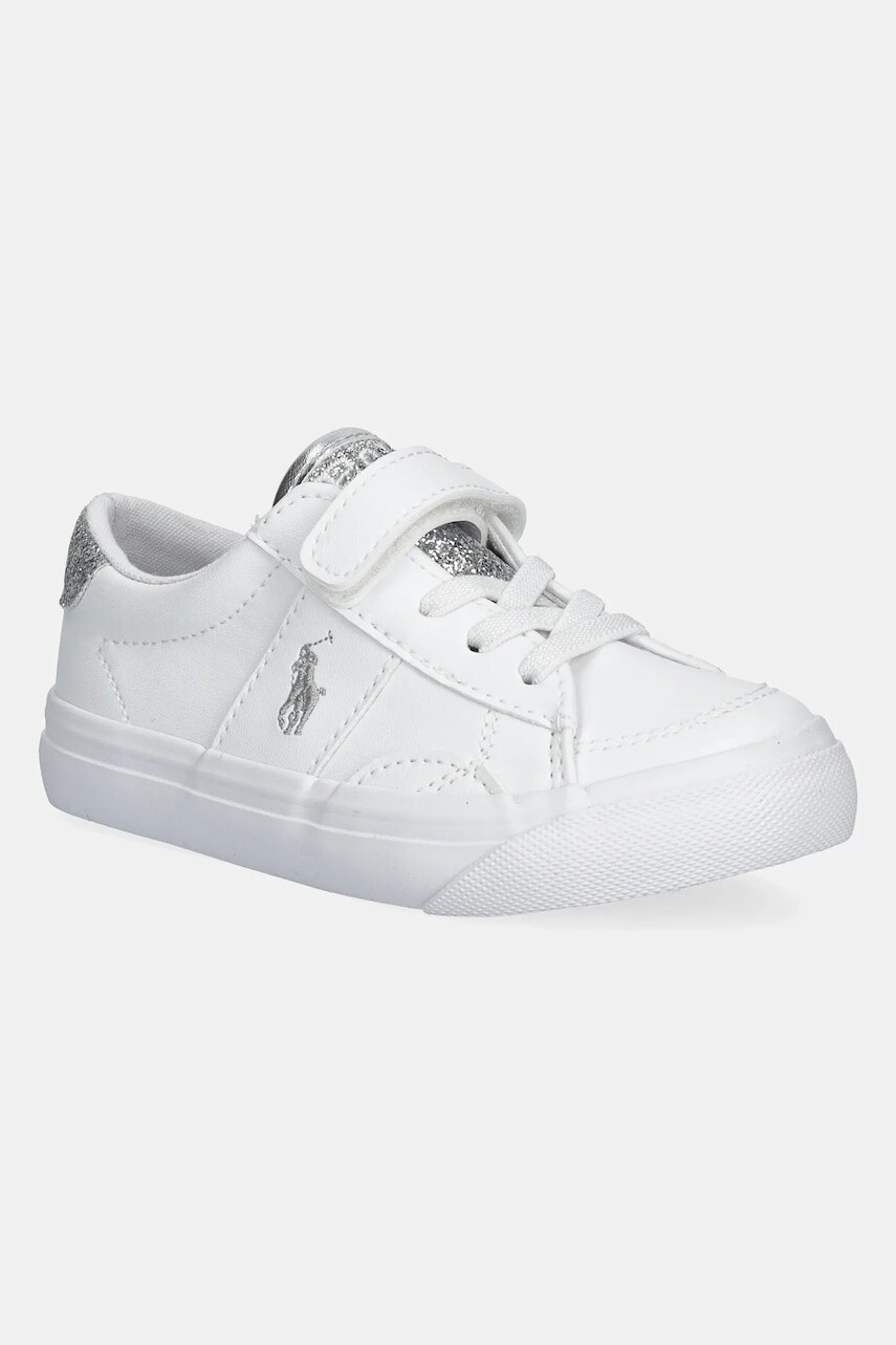 Detské tenisky Polo Ralph Lauren RYLEY PS strieborná farba, RL02066100