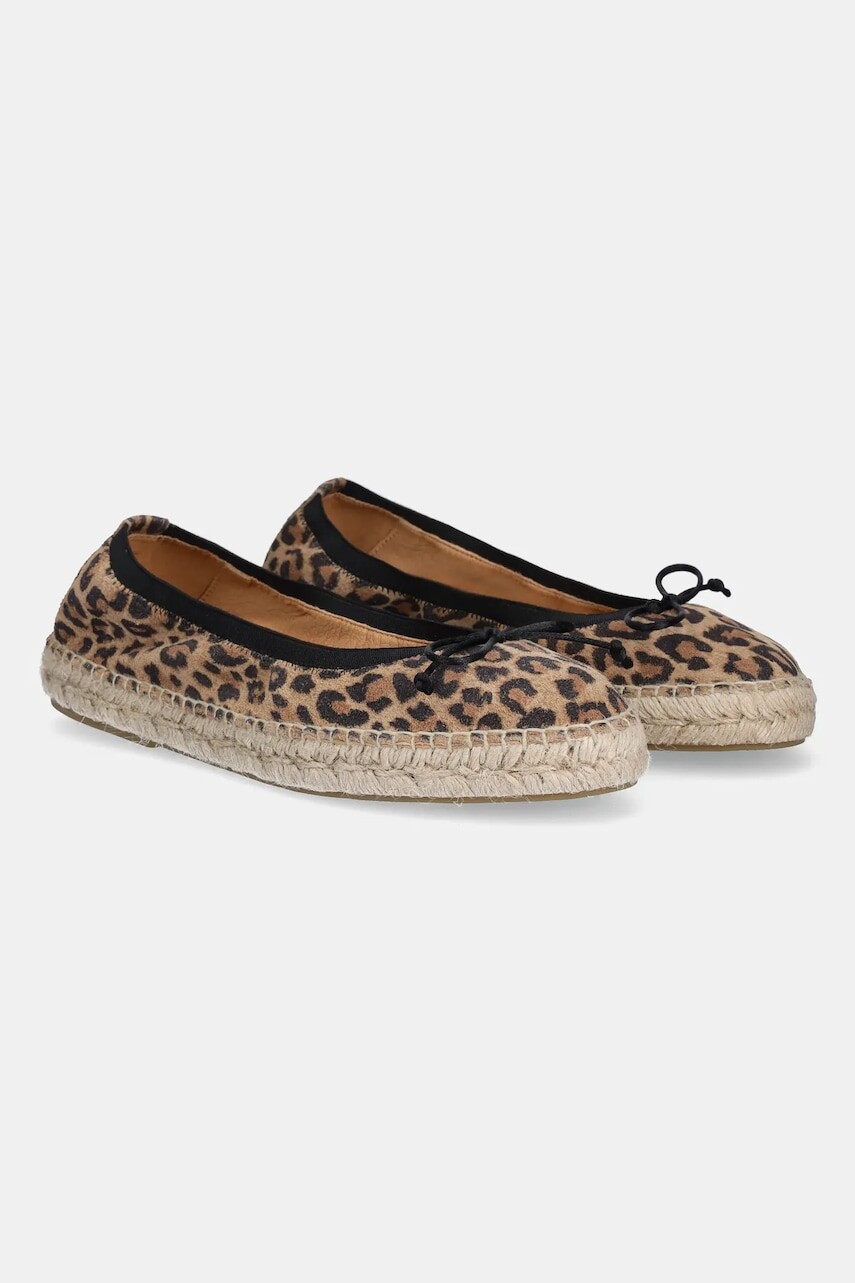 Semišové espadrilky Answear.LAB hnedá farba