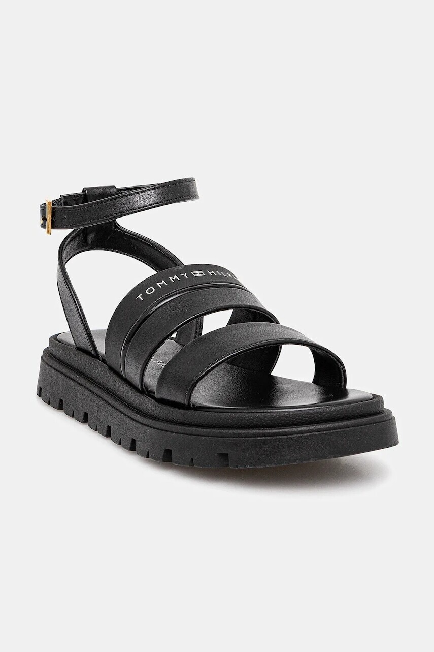 Detské sandále Tommy Hilfiger čierna farba, T4A2-33798