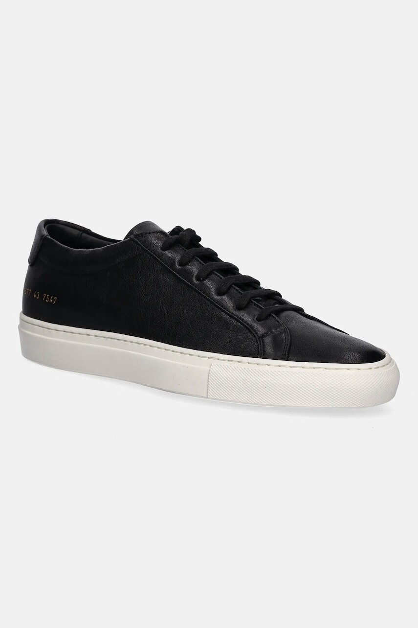 Kožené tenisky Common Projects Summer Achilles pánske, čierna farba, 2477