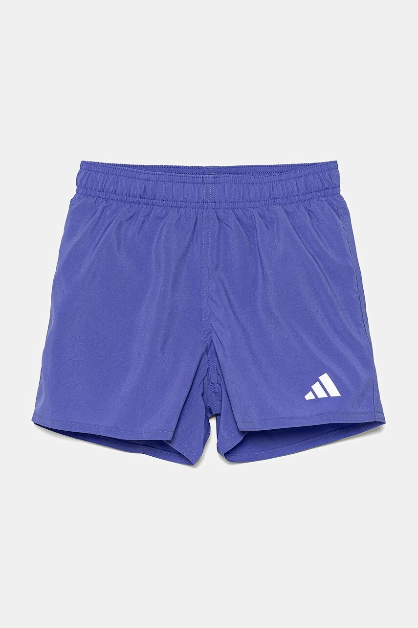 Detské plavkové šortky adidas Performance fialová farba, JG3593