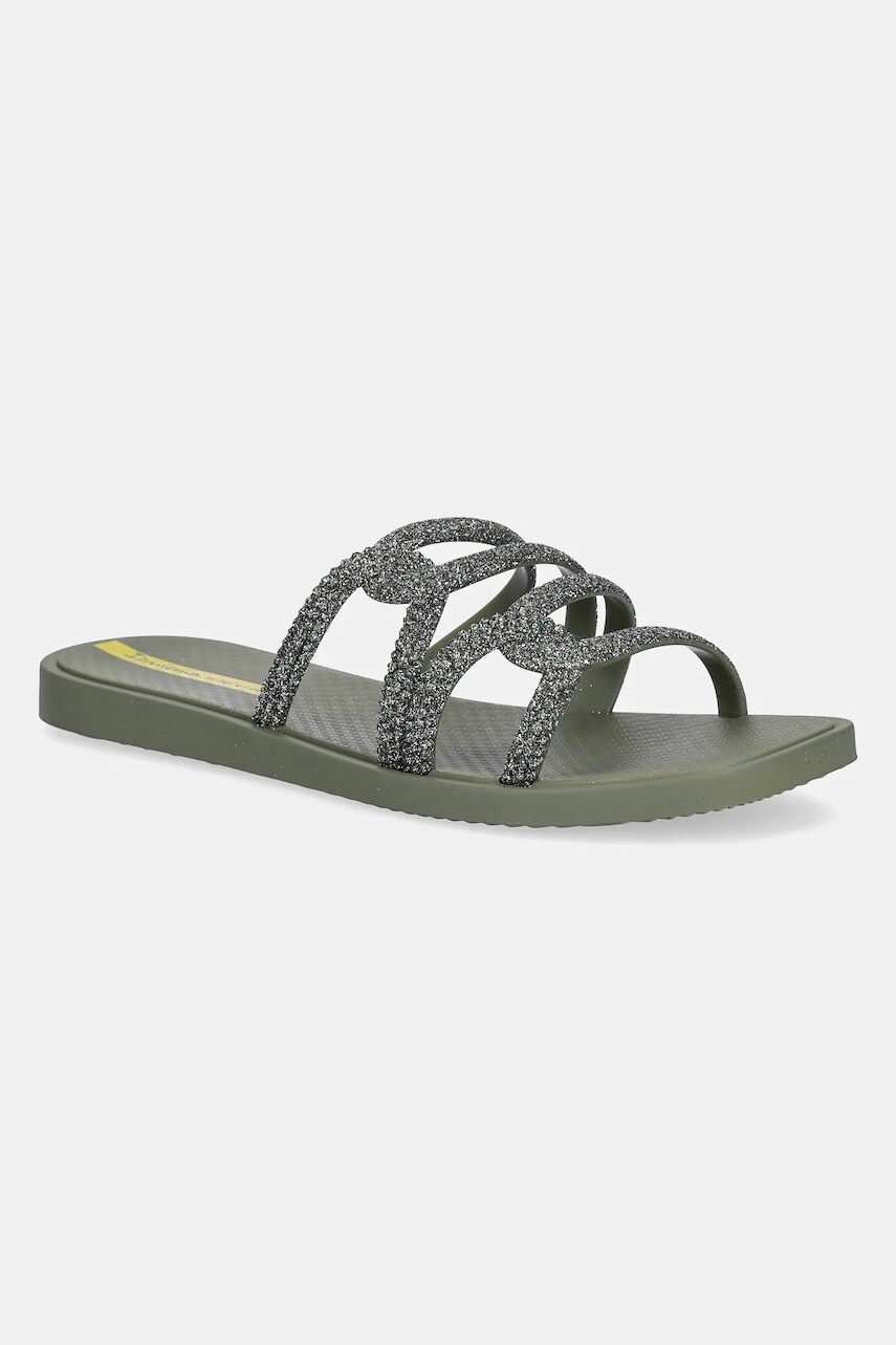 Šľapky Ipanema SOLAR GLOW S dámske, zelená farba, 27286-BB954