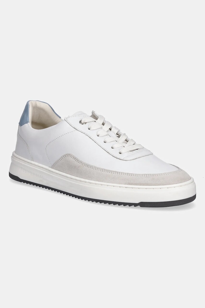 Kožené tenisky Filling Pieces Mondo Squash Tag pánske, biela farba, 46725651931