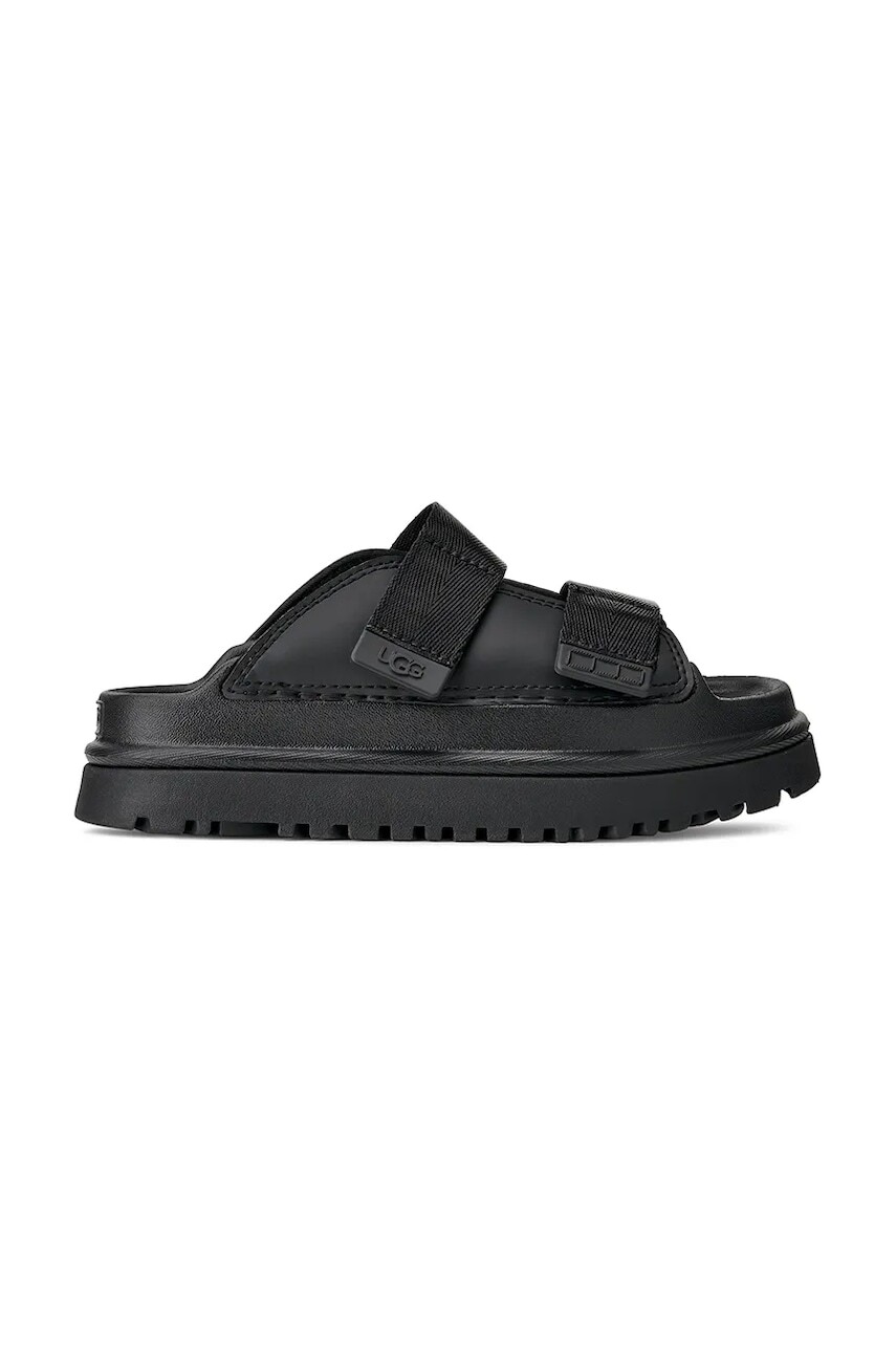 Šľapky UGG GOLDENGLOW SLIDE čierna farba, 1166513K