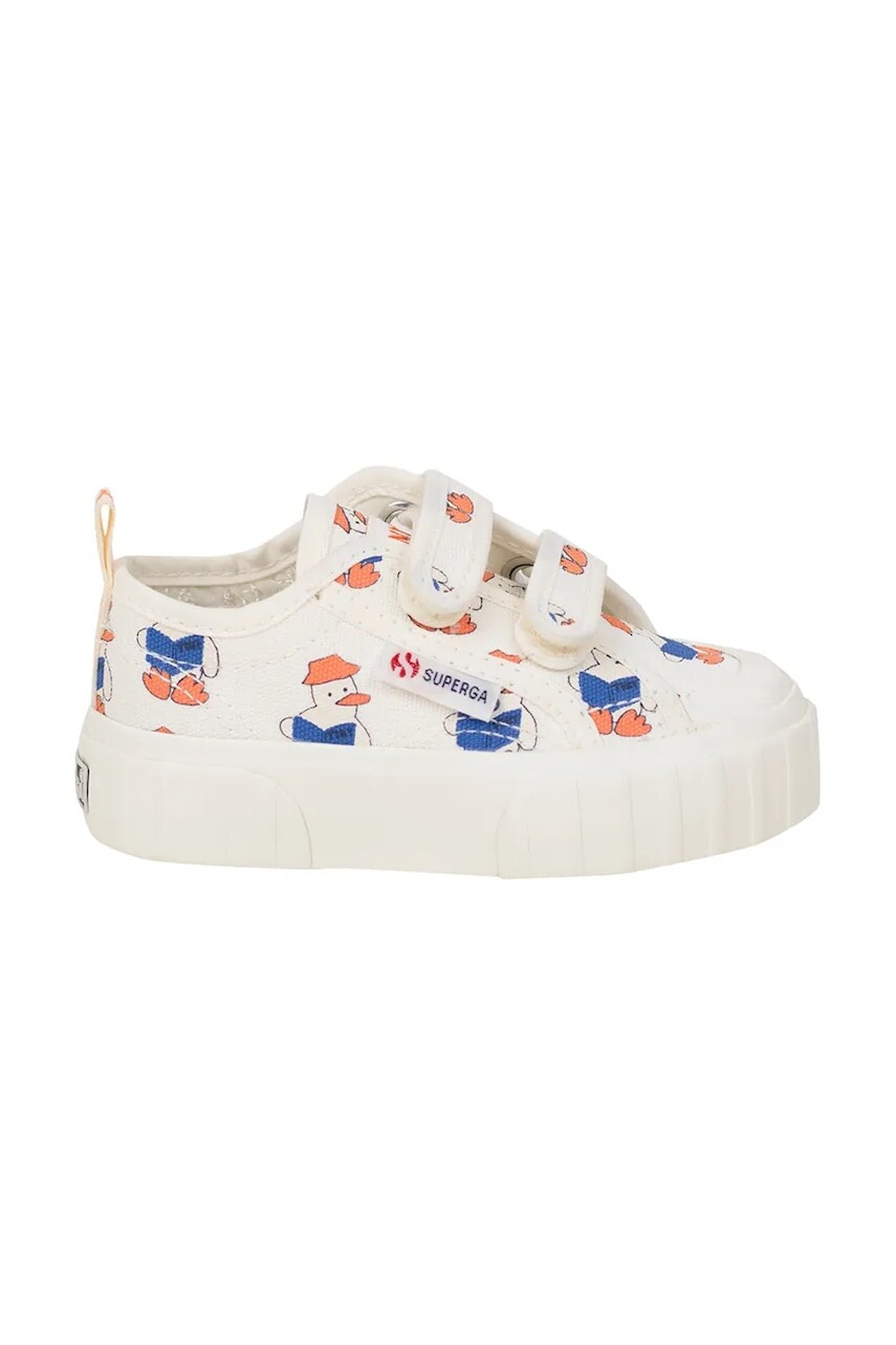 Detské tenisky Tinycottons READERS SNEAKERS X SUPERGA béžová farba, SS25-913