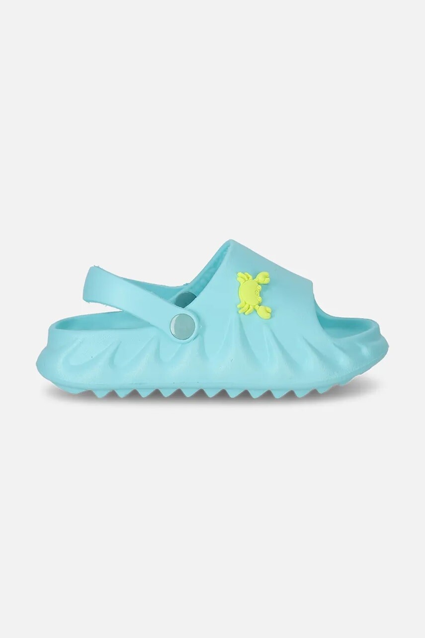 Detské šľapky Coccodrillo tyrkysová farba, SHOES BOY