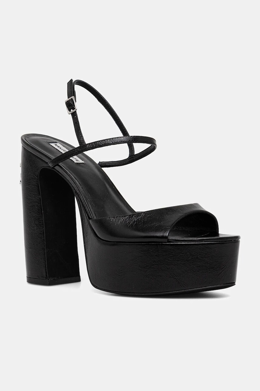 Kožené sandále Naked Wolfe Fire čierna farba, Fire Black Leather