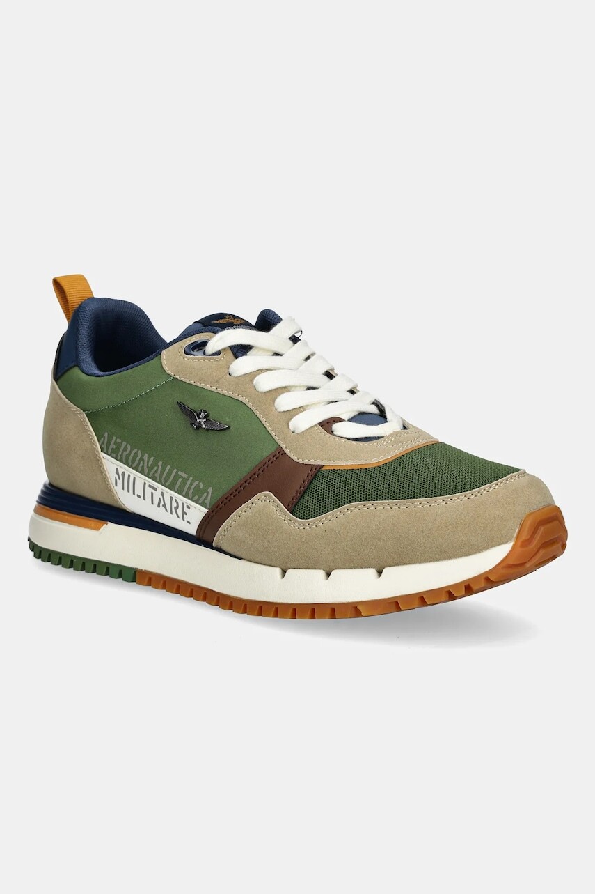 Tenisky Aeronautica Militare SC283CT3544 zelená farba, SC283CT3544