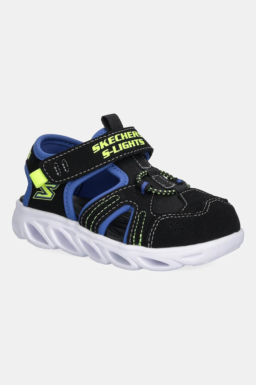 Detské sandále Skechers HYPNO-SPLASH čierna farba, 401680N