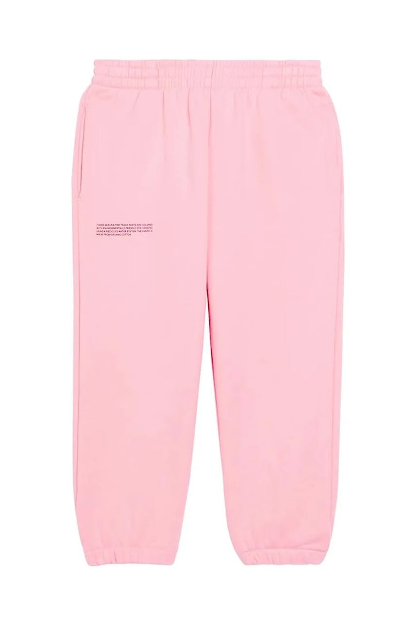 Nohavice Pangaia KIDS' 365 MIDWEIGHT TRACK PANTS ružová farba, 10000280