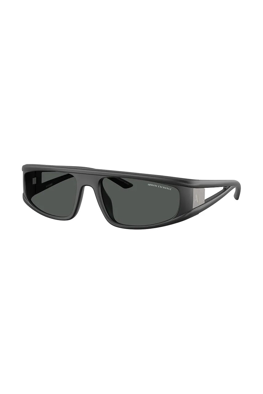 Slnečné okuliare Armani Exchange šedá farba, 0AX4159SU