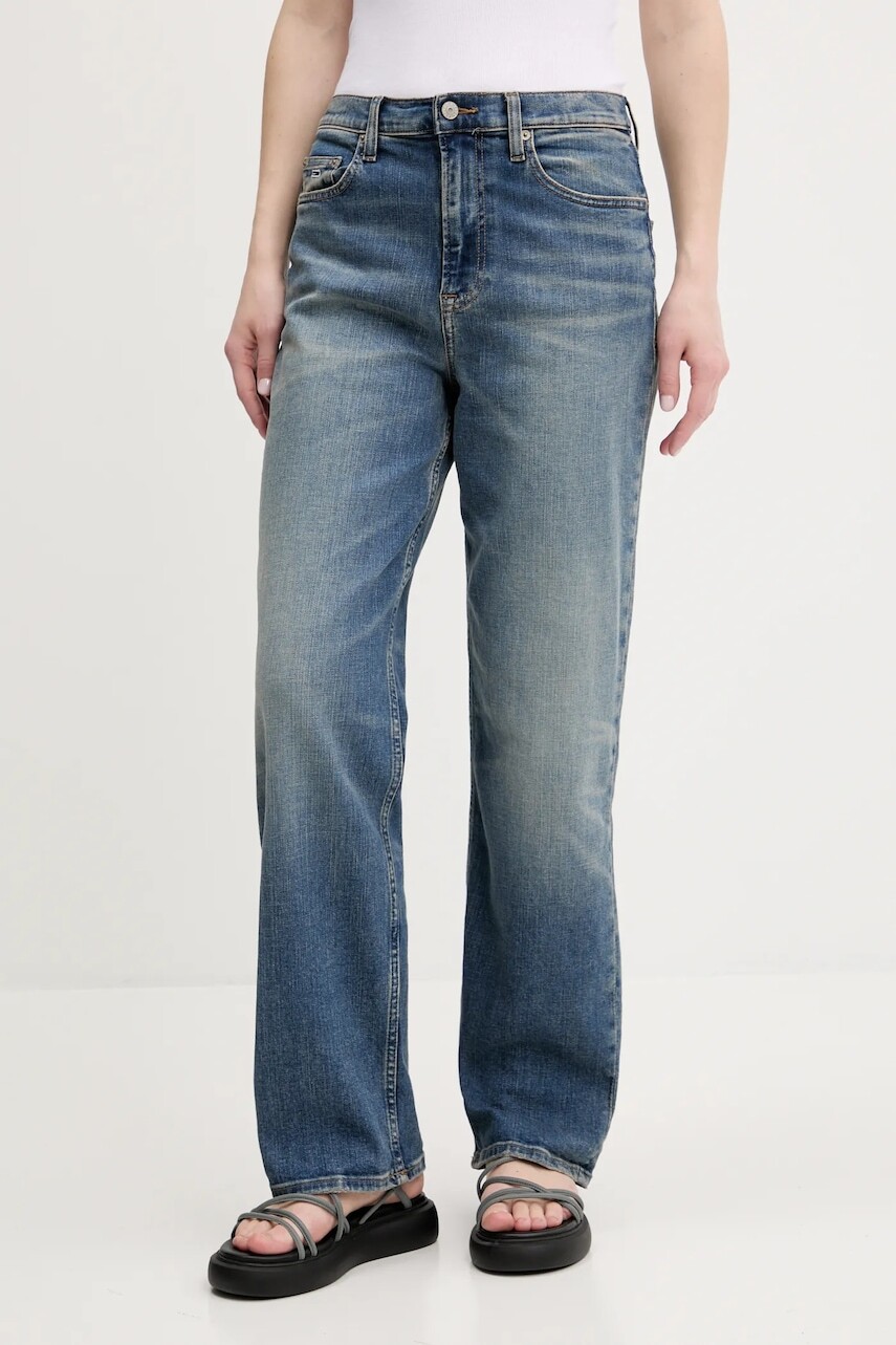 Rifle Tommy Jeans vysoký pás, DW0DW20586