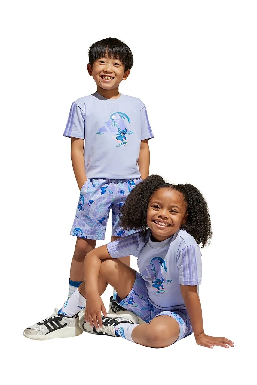 Detská súprava adidas fialová farba, JD4558