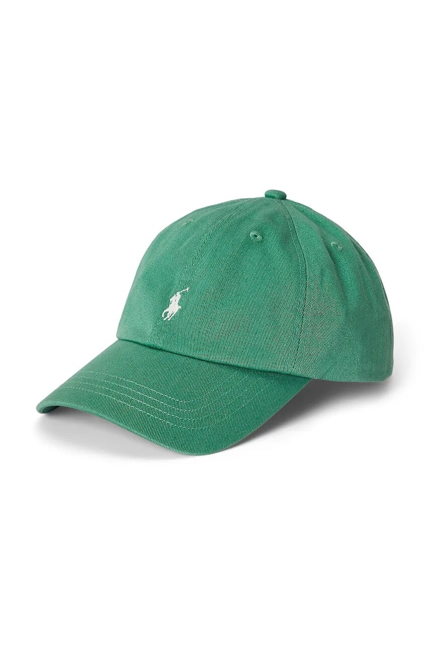 Šiltovka Polo Ralph Lauren zelená farba, jednofarebná, 323785653067
