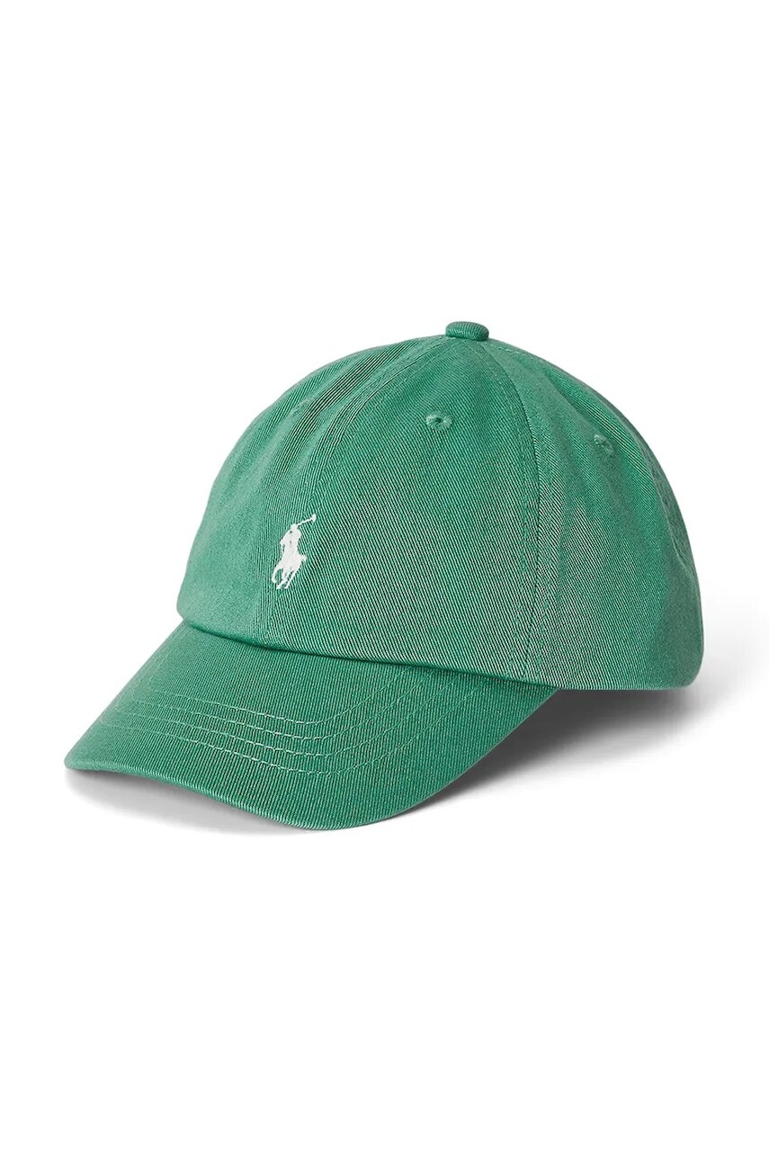 Šiltovka Polo Ralph Lauren zelená farba, jednofarebná, 322785653067