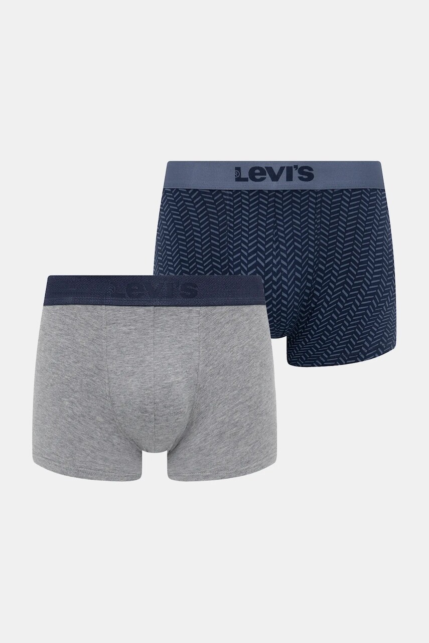 Boxerky Levi's 2-pak tmavomodrá farba, 37149-1112
