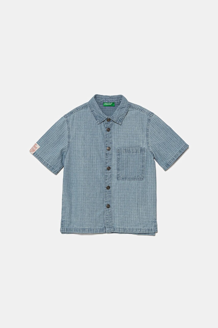 Bavlnená košeľa pre bábätká United Colors of Benetton 53Z9GQ02P