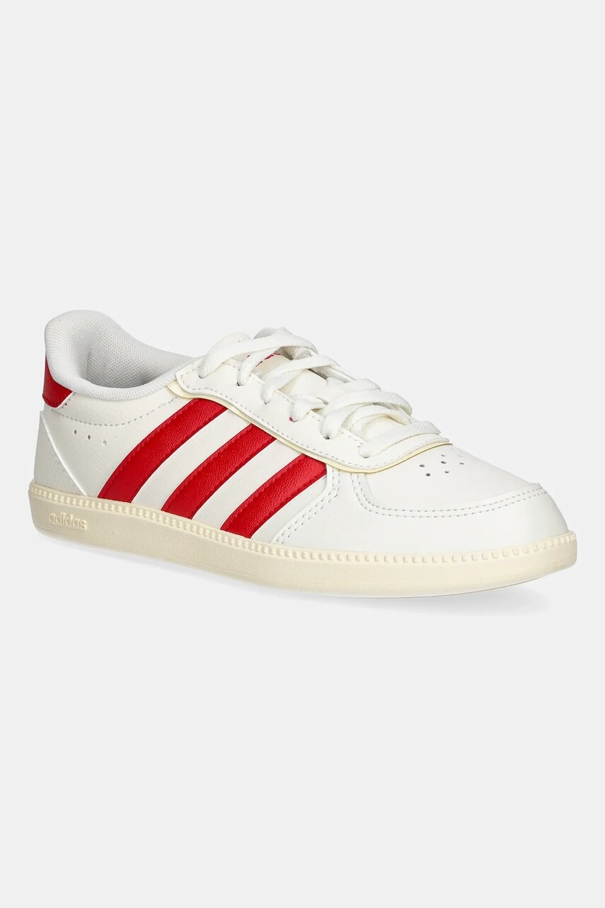 Detské tenisky adidas BREAKNET SLEEK béžová farba, JQ3052