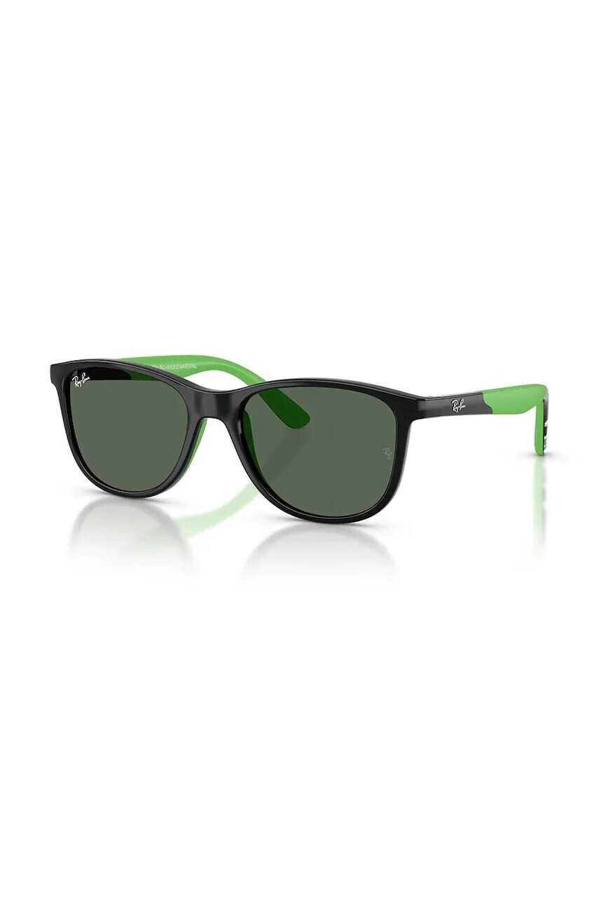 Detské slnečné okuliare Ray-Ban zelená farba, 0RJ9077S