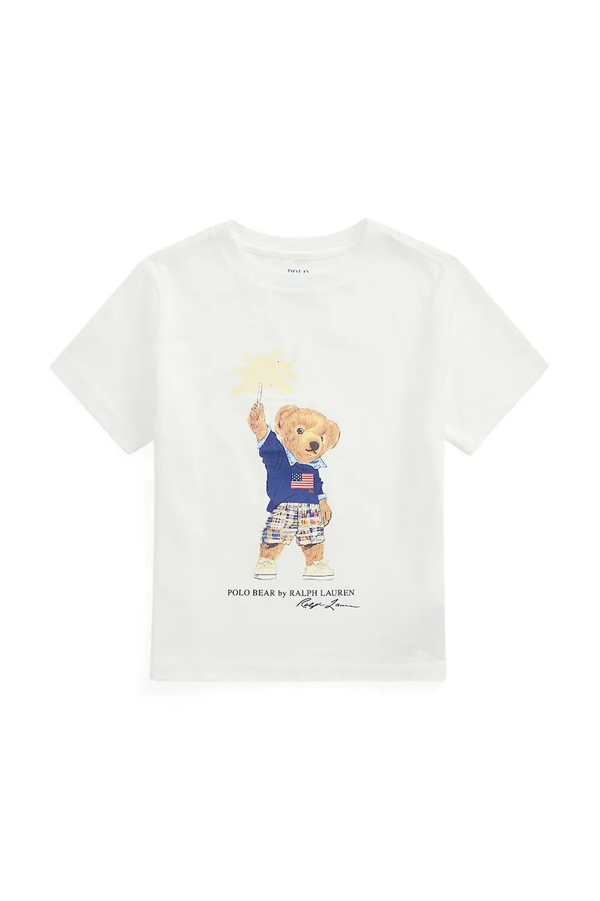 Tričko Polo Ralph Lauren biela farba, 322979103002