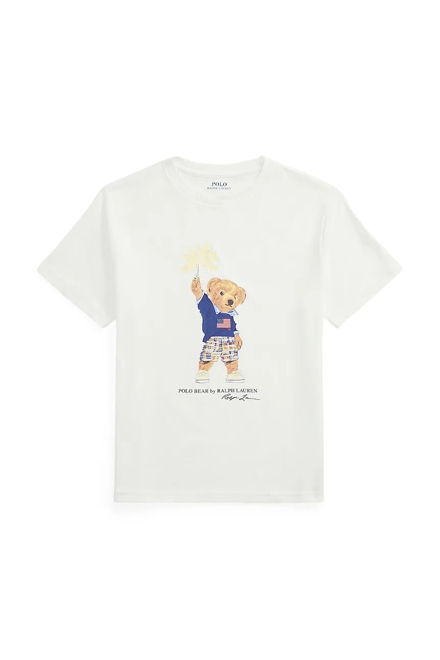 Tričko Polo Ralph Lauren biela farba, 323979103002