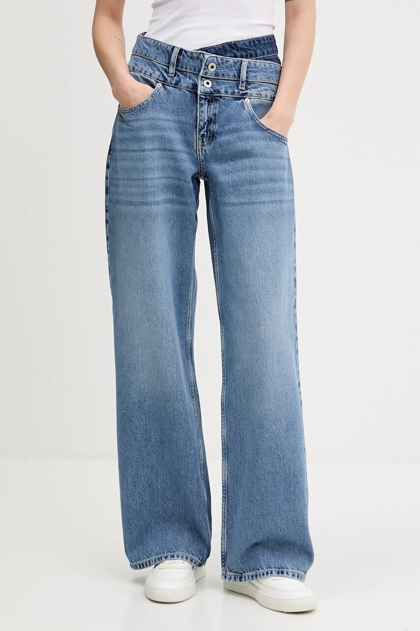 Rifle Karl Lagerfeld Jeans stredne vysoký pás, A3W10072