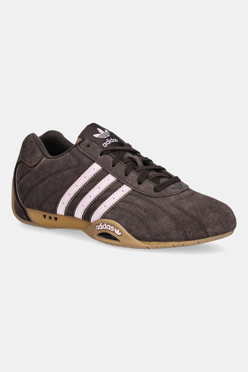 Kožené tenisky adidas Originals Adiracer LO hnedá farba, JR8867