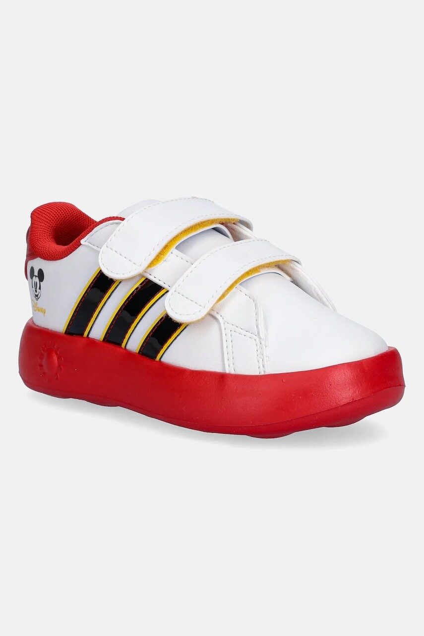 Detské tenisky adidas GRAND COURT MICKEY biela farba, JQ8070